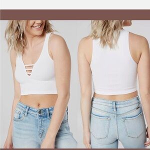 Free People Strapped Crop Top